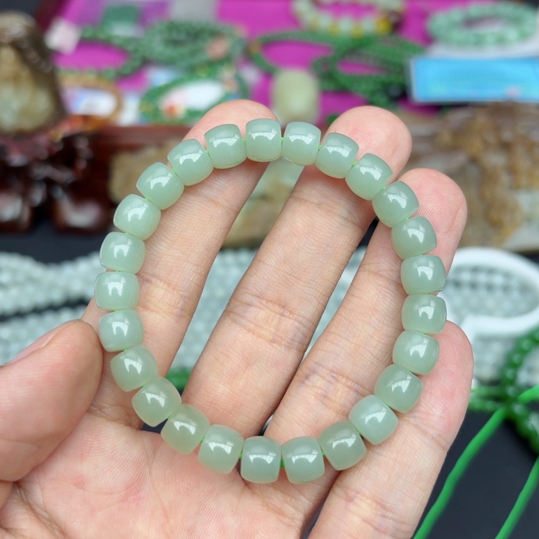 和田玉手链未镶嵌