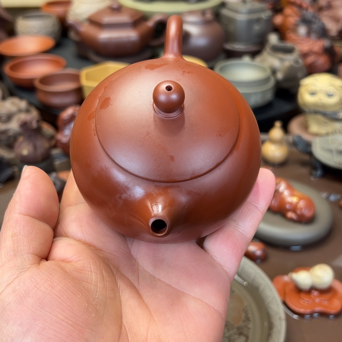 茶宠紫砂紫砂西施壶