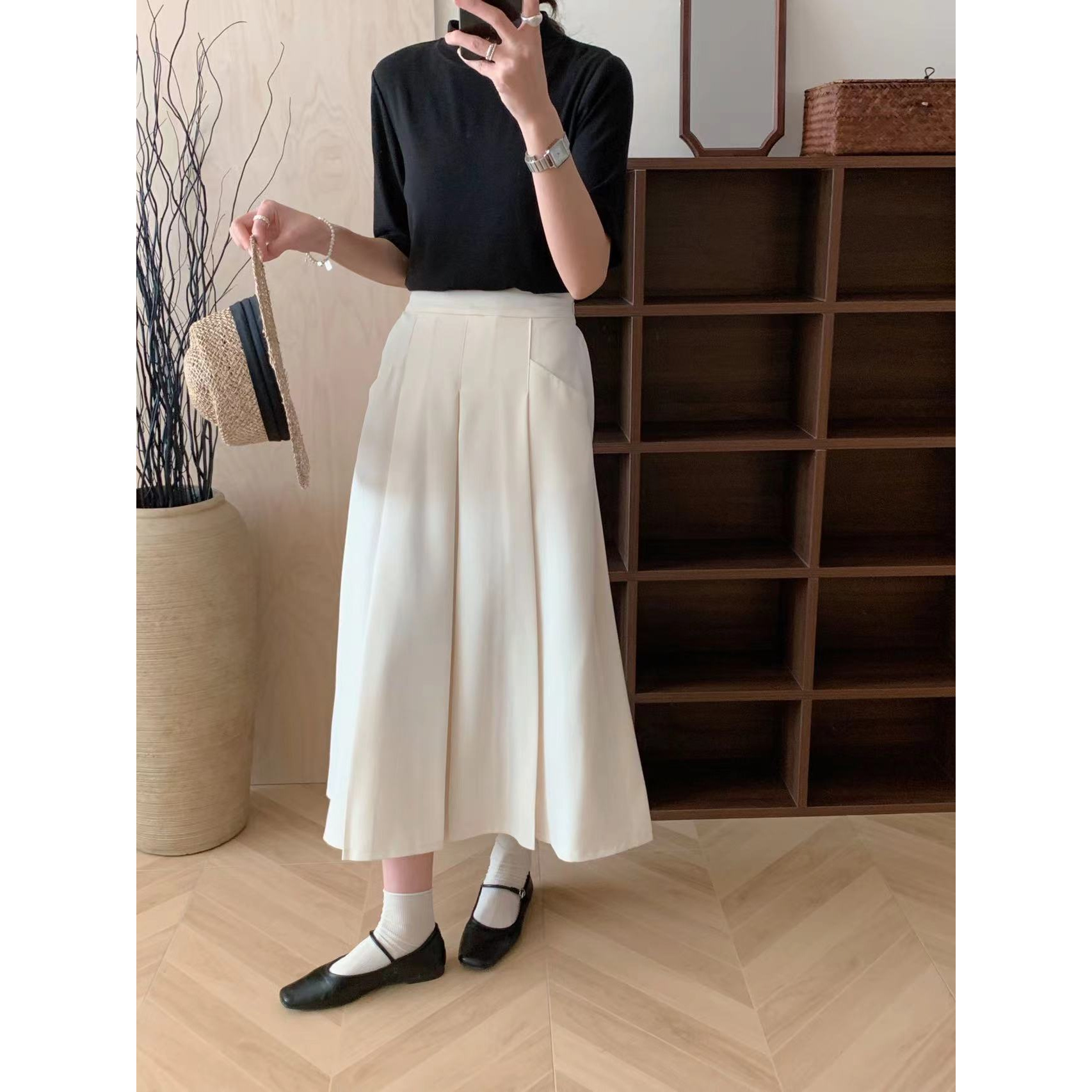 2010两色韩系半裙