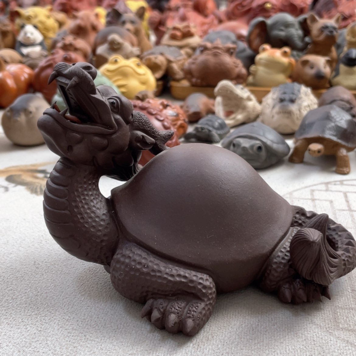 【闪购商品】紫砂茶宠✨****6紫砂龙龟