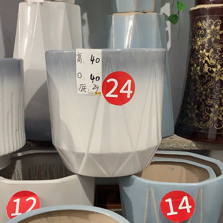 灰色渐变钻石特大号一个高40口径40送托盘默认微瑕