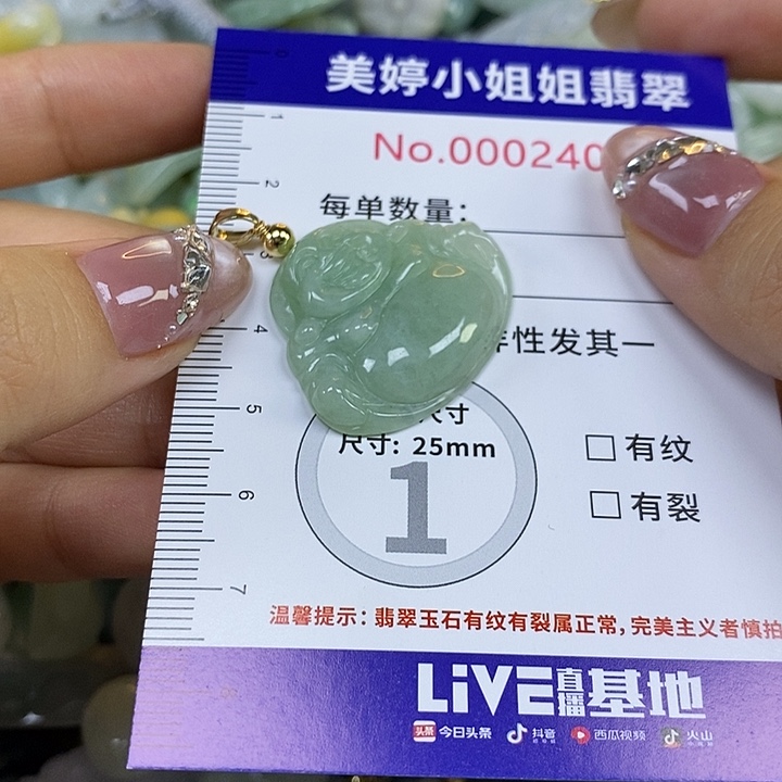 翡翠未镶嵌颈饰翡翠