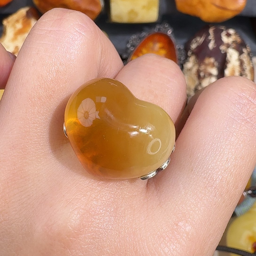 琥珀未镶嵌裸石我
