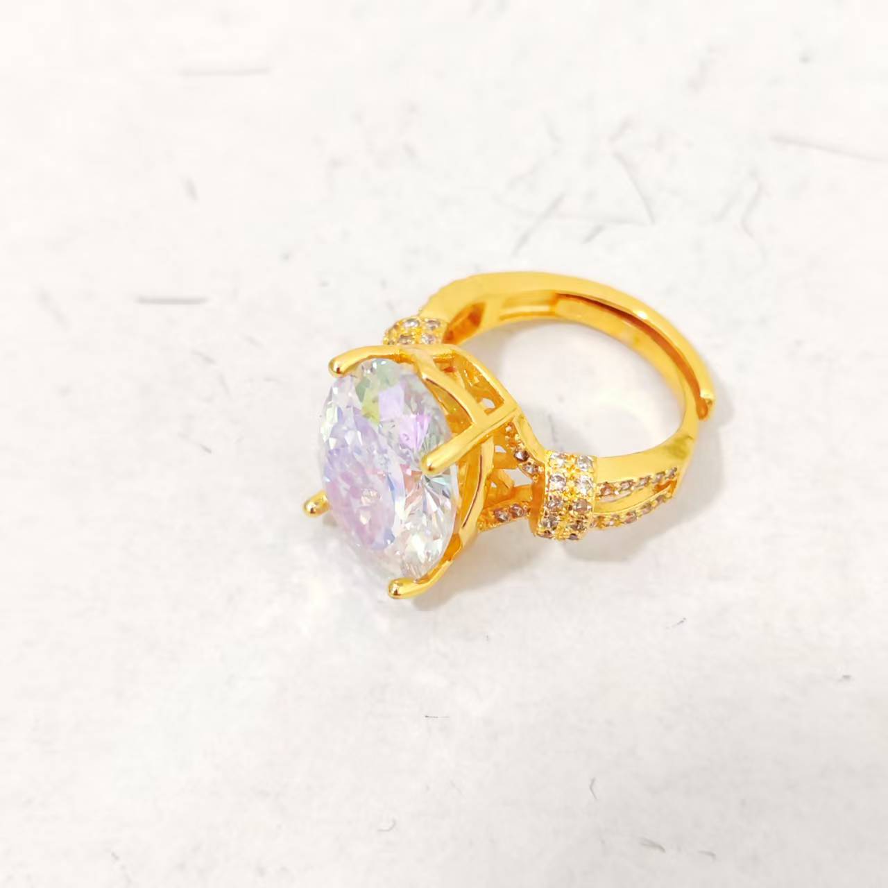 非金属珐琅戒指 气质轻奢时尚百搭简约精致戒指ZWD1312889