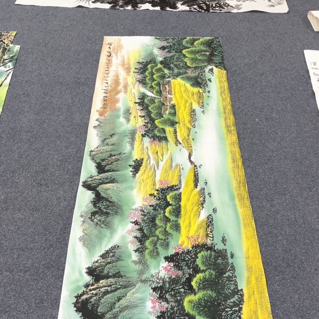 国画国画作品老师手绘