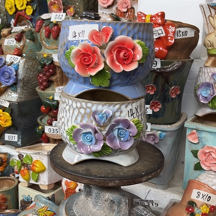 花盆紫砂粗陶材质多肉花盆