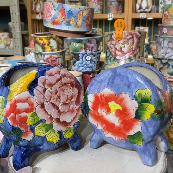 红陶景德镇艺术手绘作品