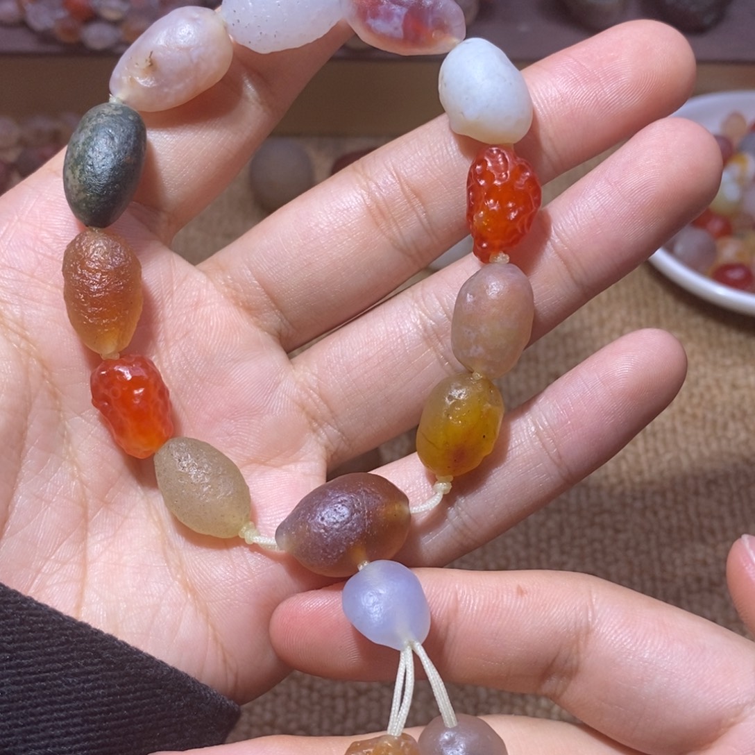 玛瑙/玉髓合金手链