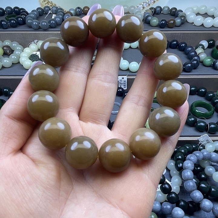 和田玉未镶嵌手链