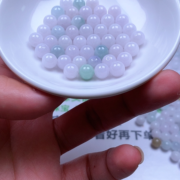 翡翠散珠翡翠翡翠卡7.2。30颗90元