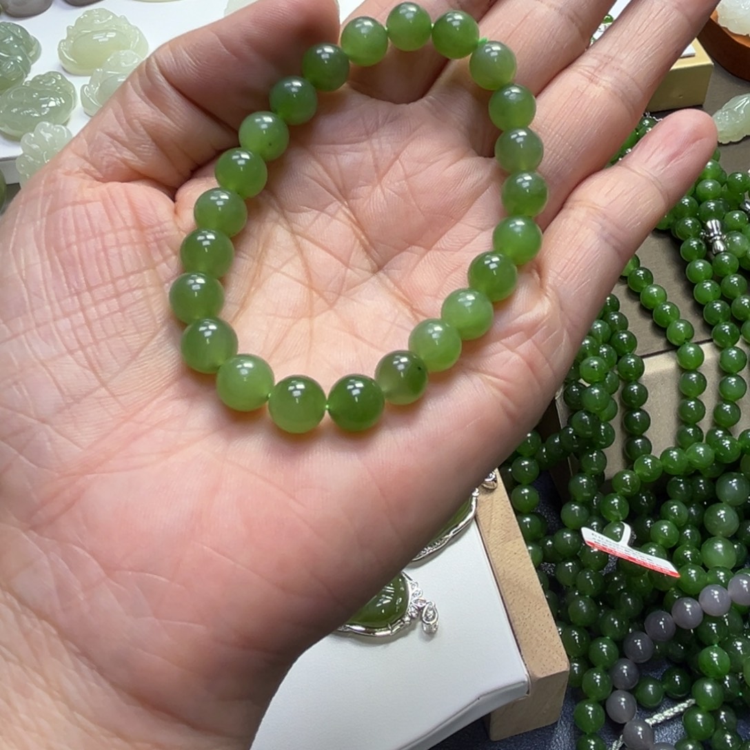 难***路和田玉未镶嵌手串