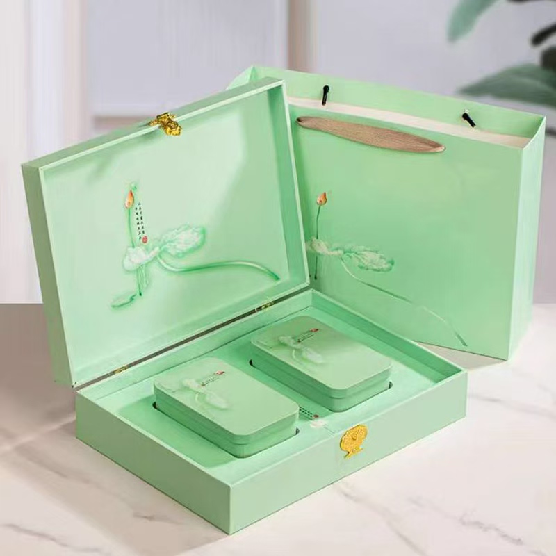 玉如意高山绿茶碧螺春茶叶礼盒装绿茶叶春节送礼