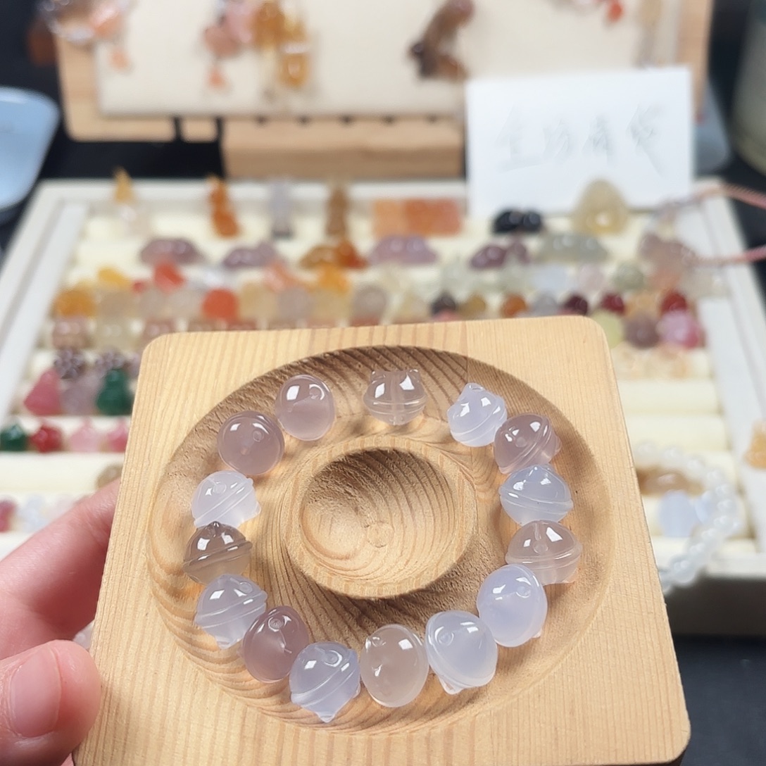 f***n玛瑙/玉髓未镶嵌颈饰