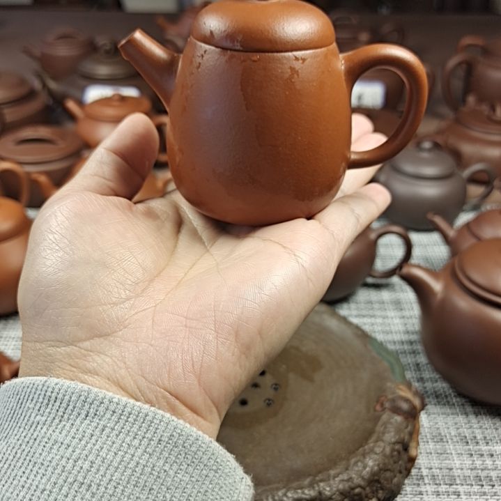 茶壶紫砂朱泥，小品，，，，，，，，