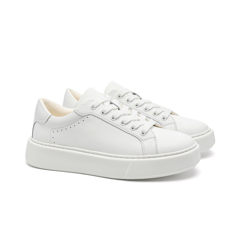 头层牛皮新款四季男鞋潮流百搭休闲板鞋轻质高定真皮小白鞋男882