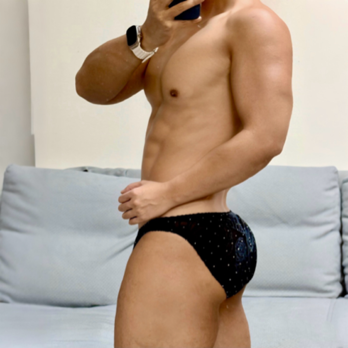 高端丝绒激凸性感大囊袋男士低腰三角内裤单D运动透气舒适男人内