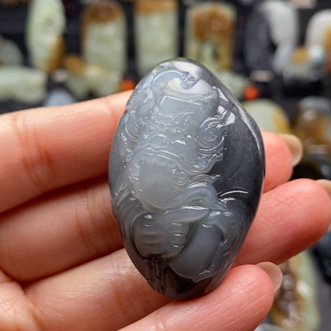 和田玉挂件未镶嵌?****^