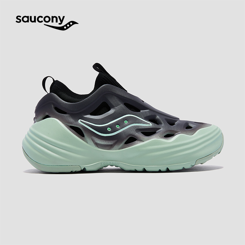 Saucony索康尼 FOAM WEB夏季男女洞洞鞋透气轻便男士徒步溯溪凉鞋