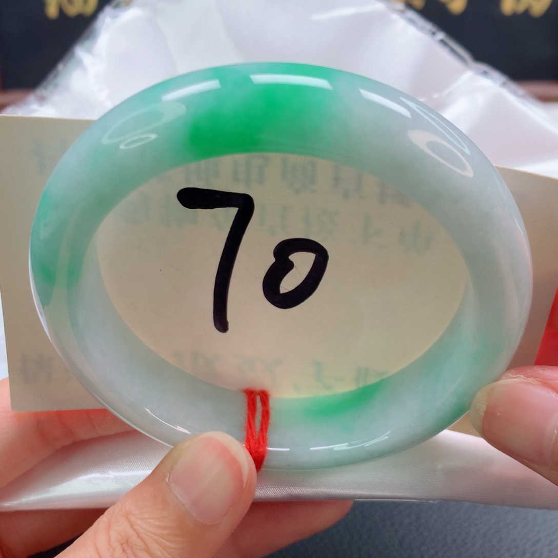 未镶嵌手镯翡翠正圈正阳绿