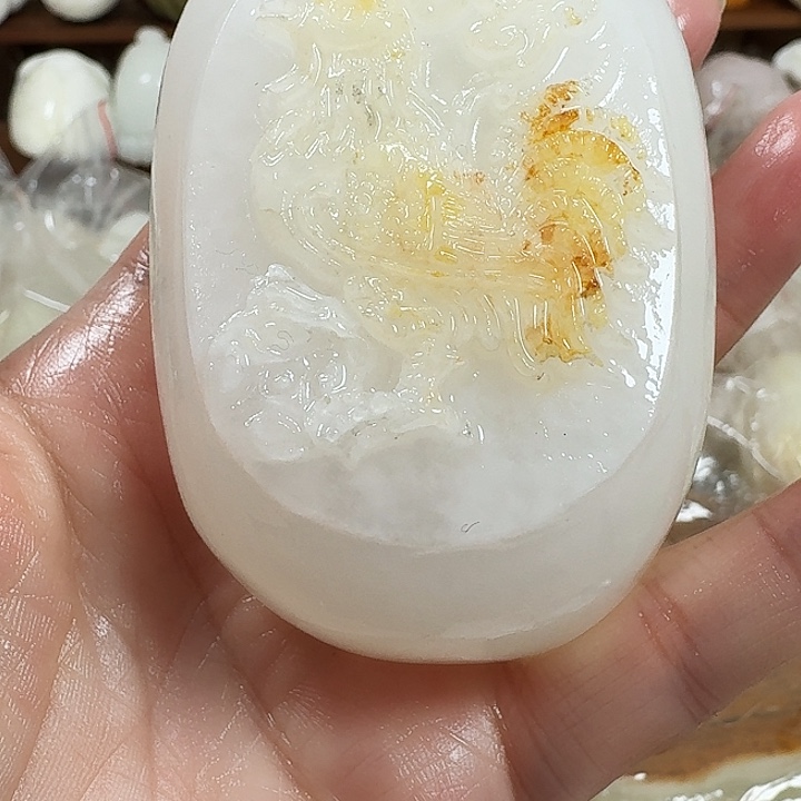 祁***鹰砖雕石头手把件不退不换