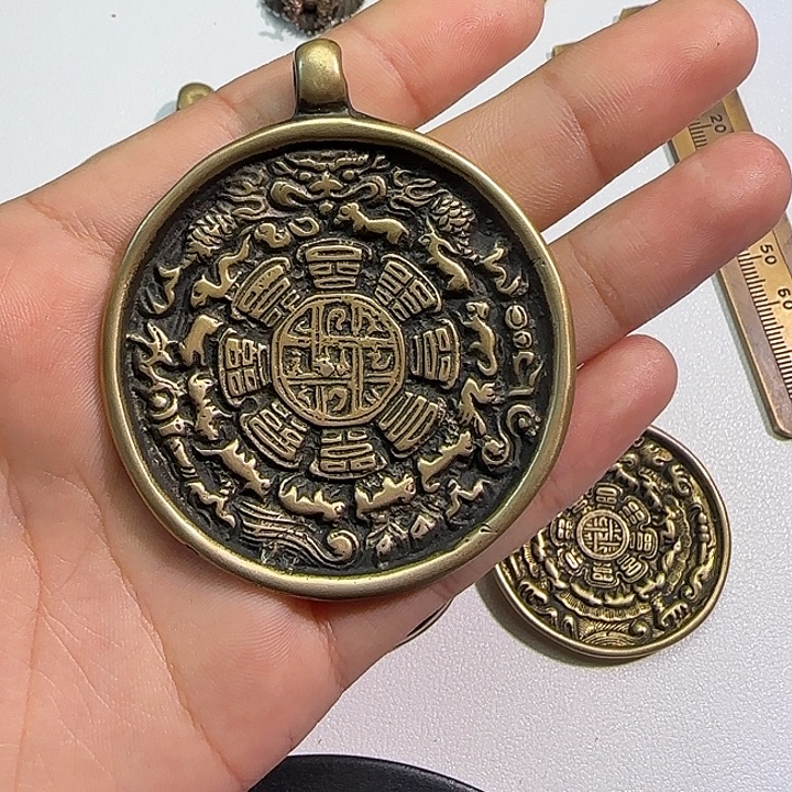 亮***手串/手链核桃藏传工艺品九宫八卦