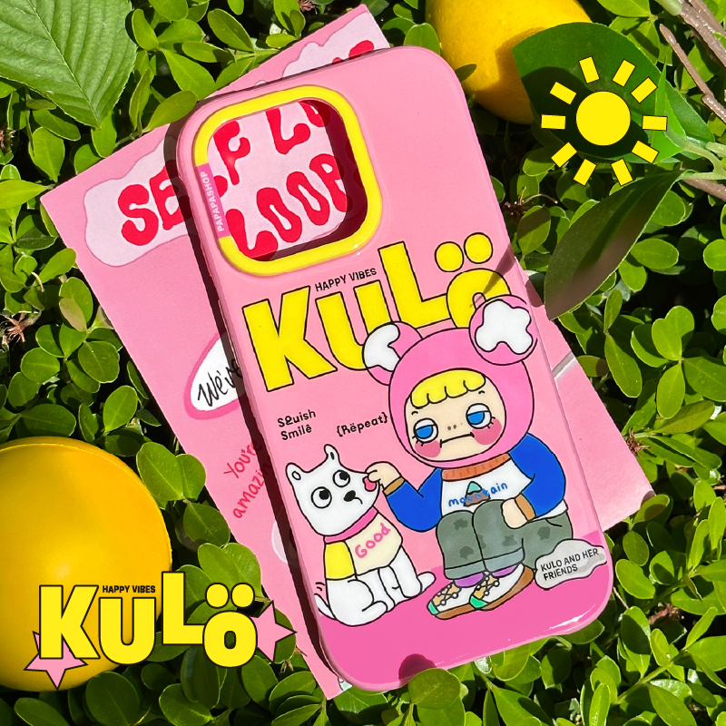 PaPaPa制造局 懒洋洋kulo原创全包边小众可爱少女心适用苹果16pro