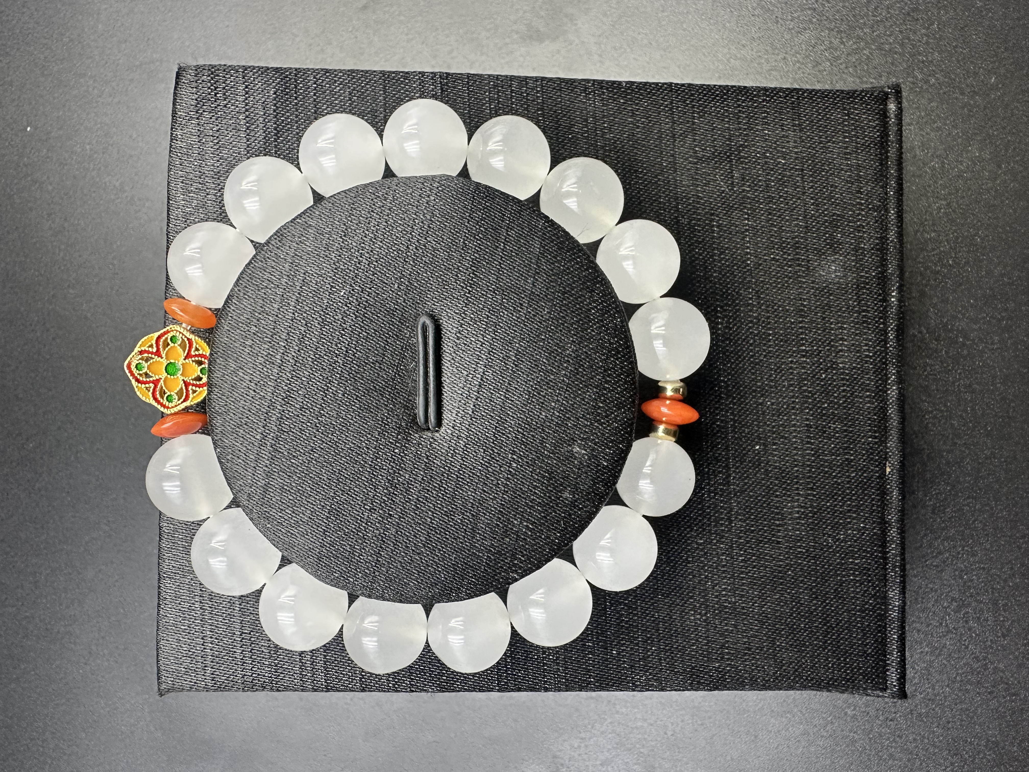 SC10121【玉祥源】和田玉未镶嵌白玉手串10mm