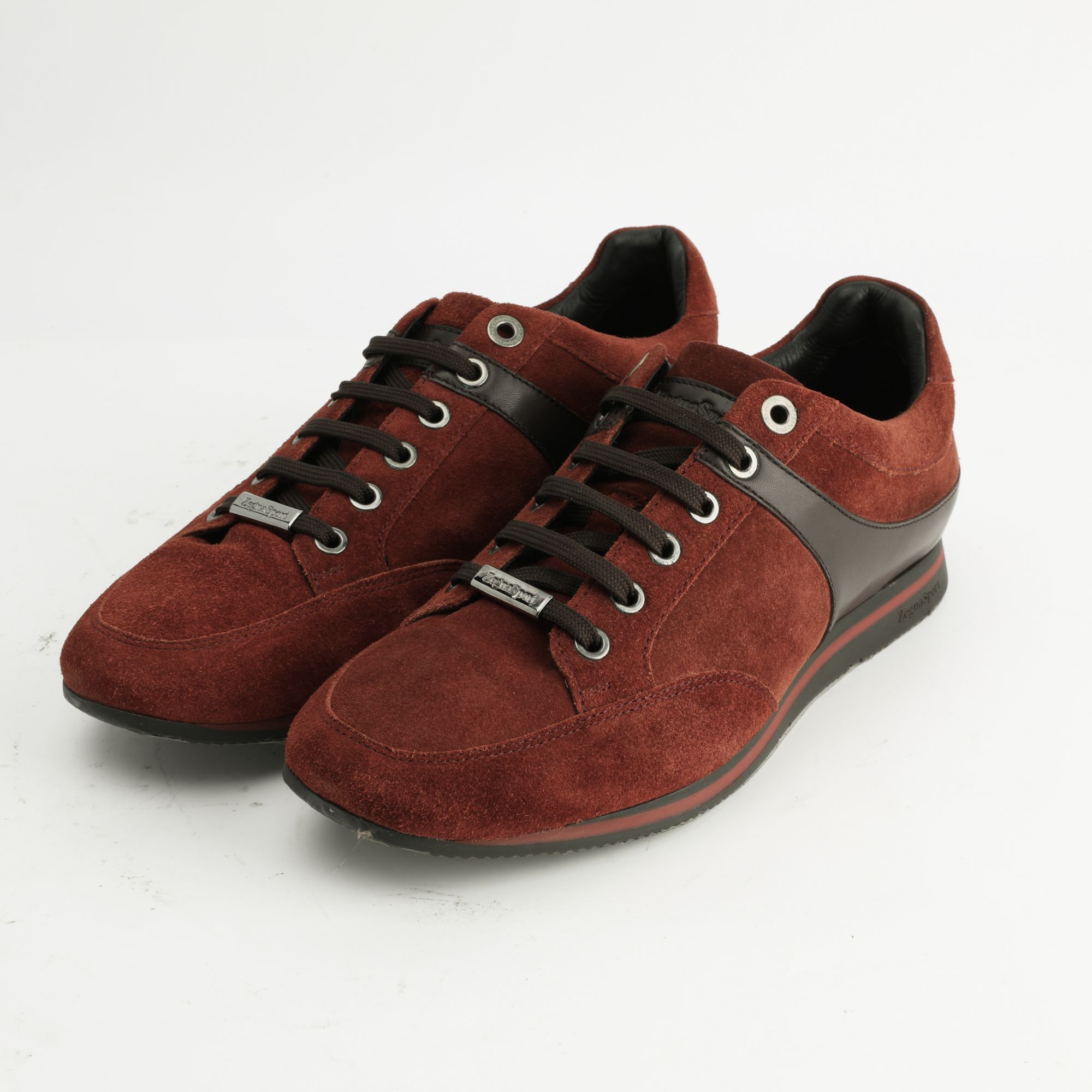  ZEGNA SPORT杰尼亚 男士反绒皮休闲鞋 A1966XBEFBRP