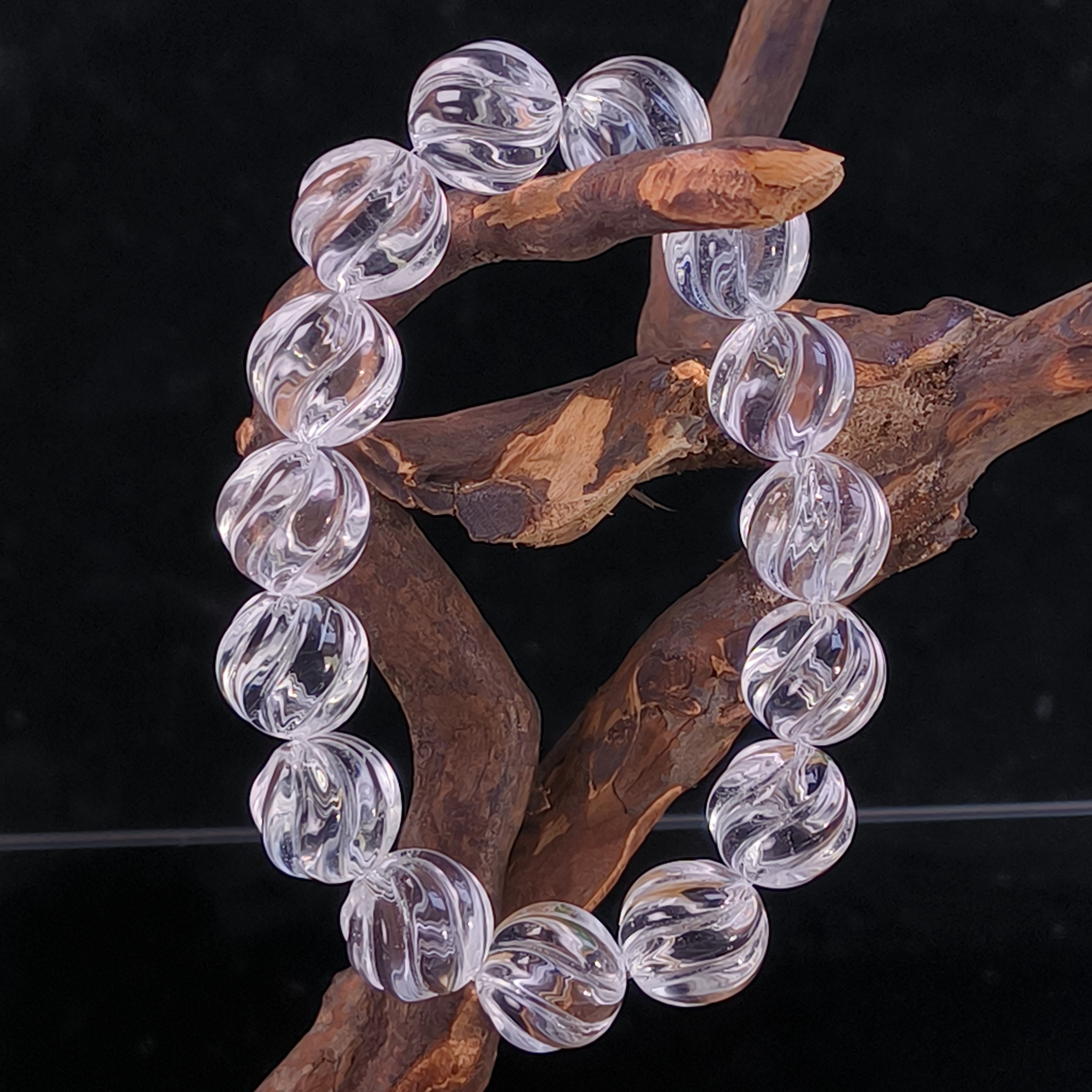 BeadsDance白水晶纽扣单珠13mm+ 多样性发一 编号XL1025