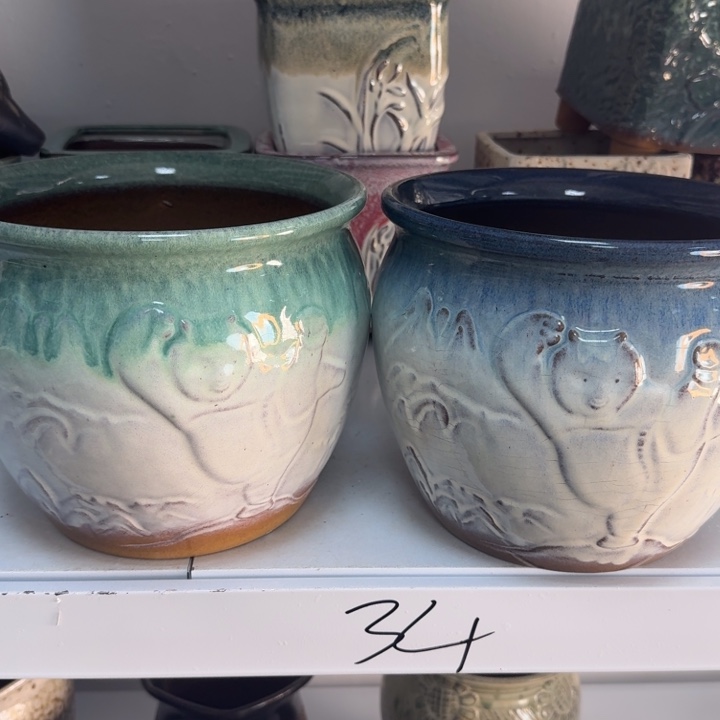 紫砂花盆口20高18，111111