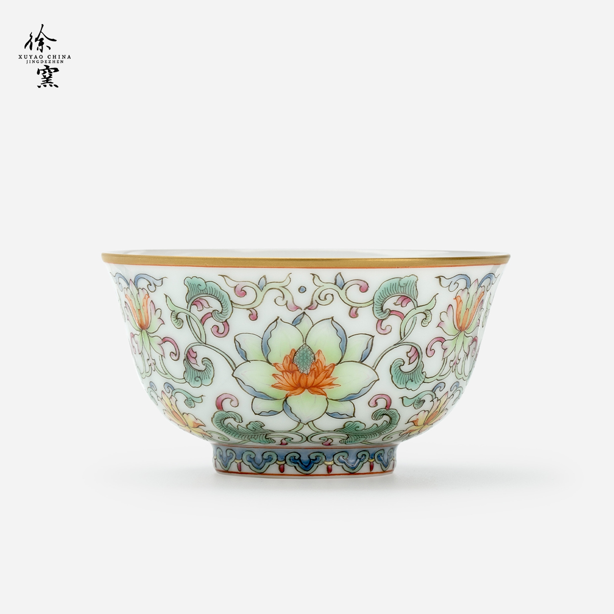 【徐窑】宝相花清韵杯 | 周大乐优选 | 景德镇陶瓷