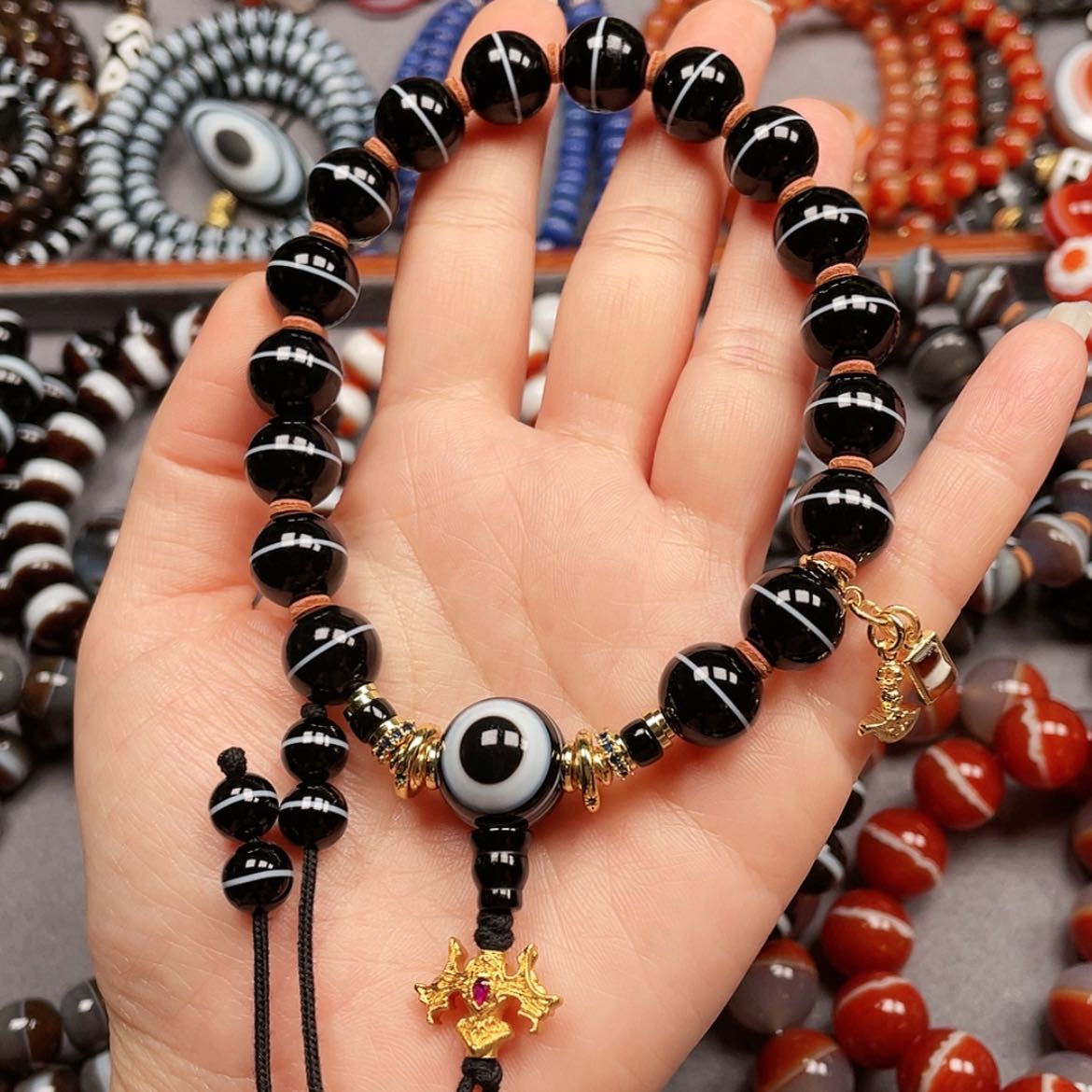 【闪购商品】合金玛瑙/玉髓珠宝半成品