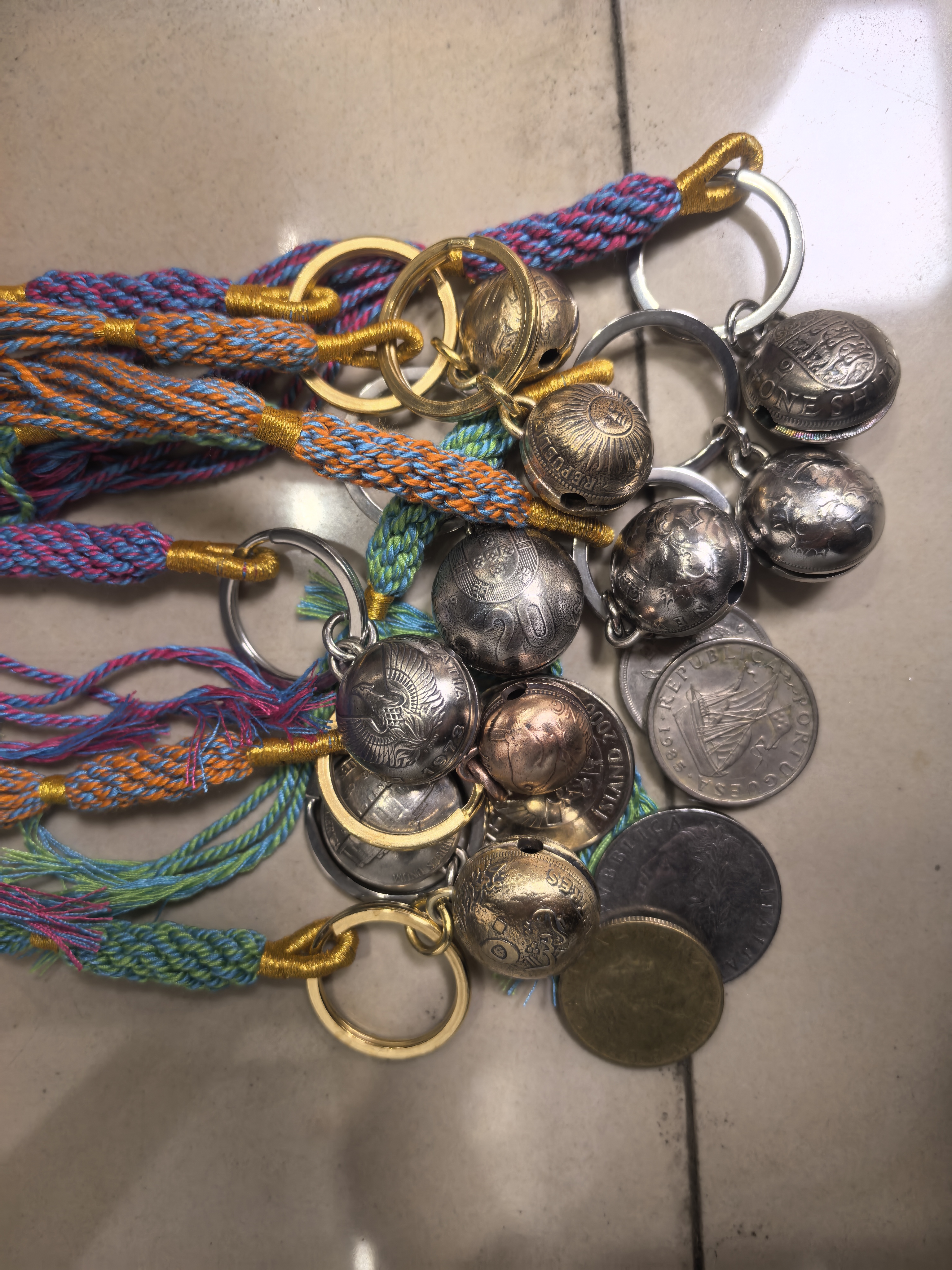 币风堂微瑕小圆铃铛  硬币挂件