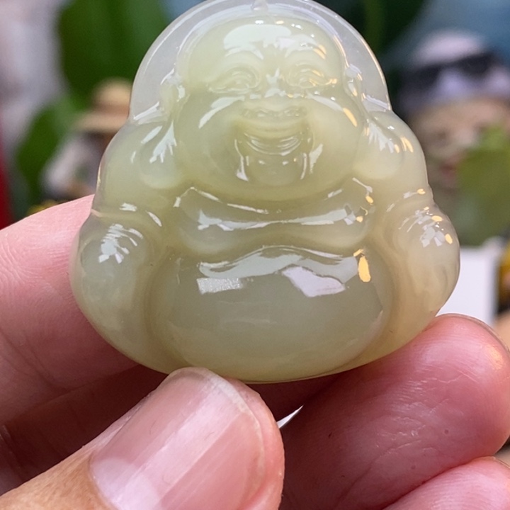 扯***生和田玉未镶嵌颈饰