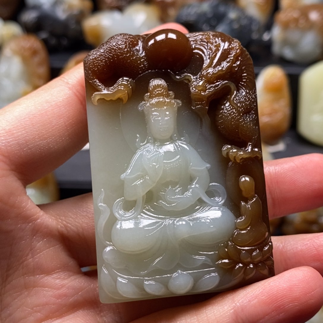 和田玉挂件未镶嵌