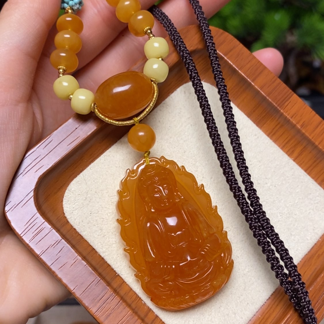 【闪购商品】蜜蜡颈饰未镶嵌项链