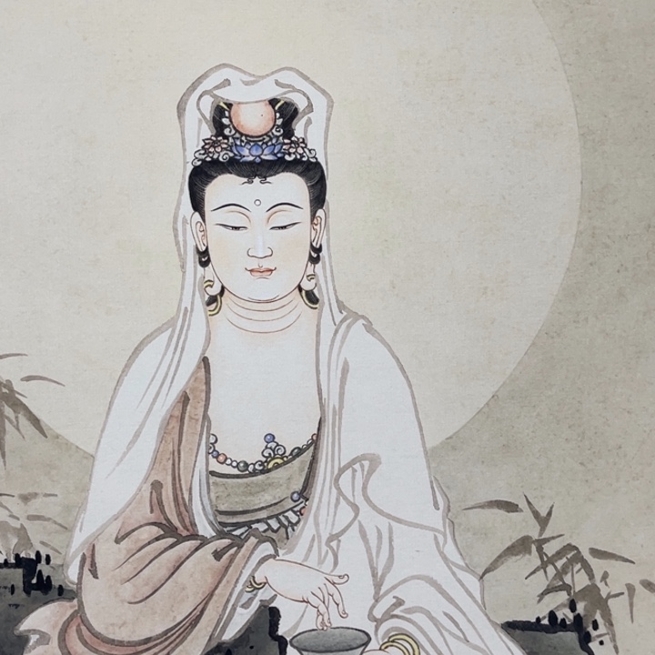 版画阿弥陀佛谢谢菩萨