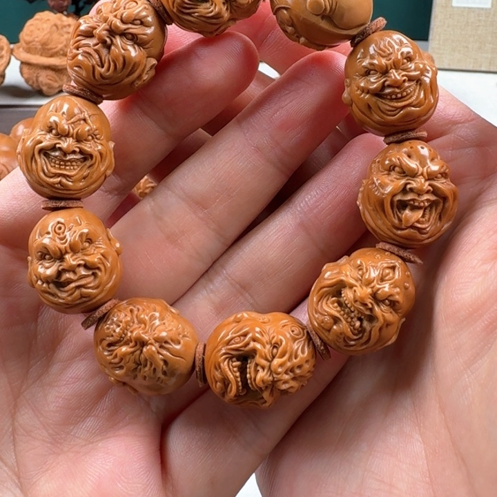 橄榄核手串/手链不***。橄榄核