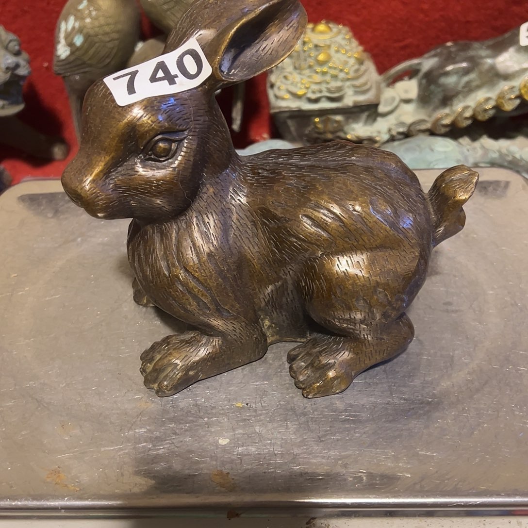 黄铜摆件，文房摆件