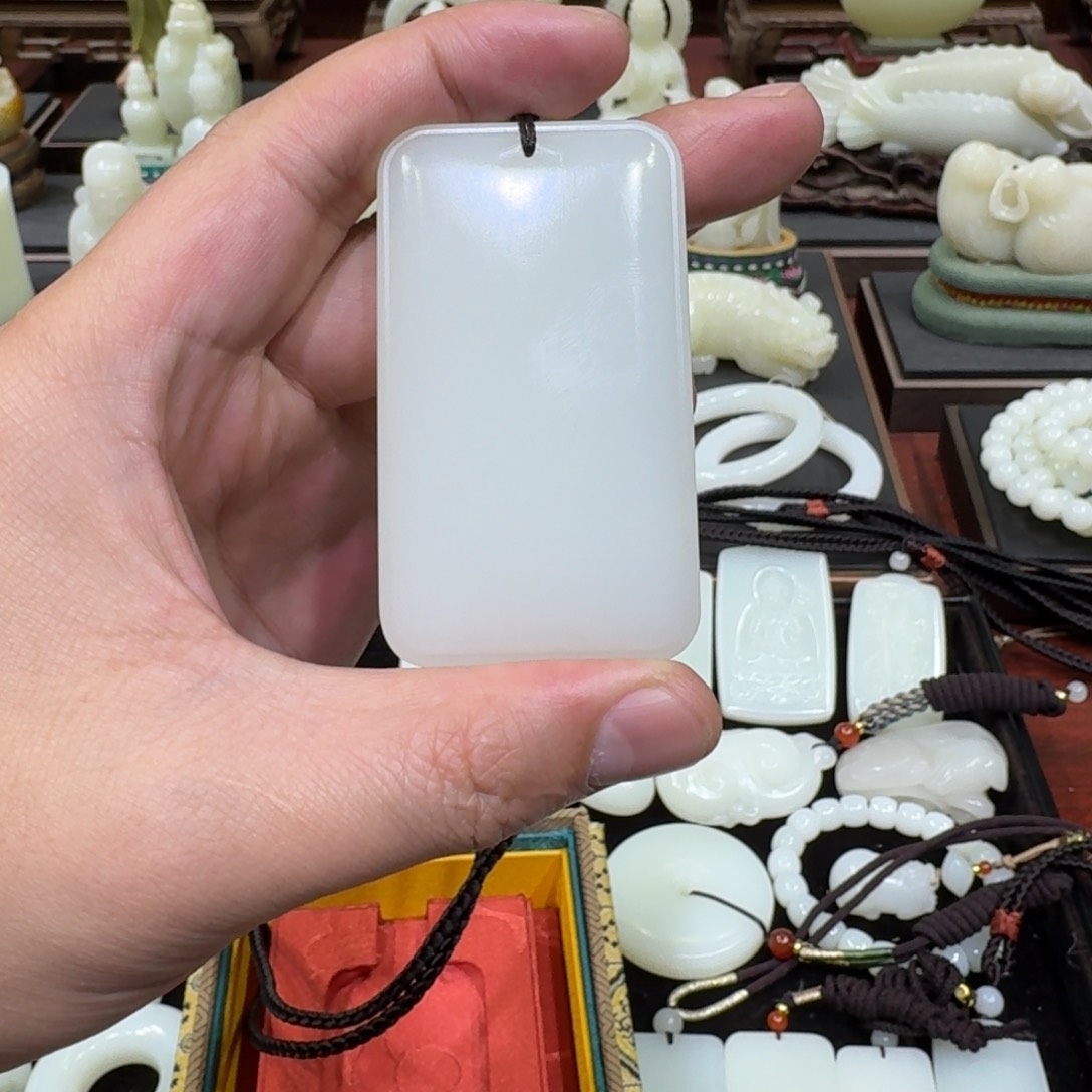 【闪购商品】和田玉挂件未镶嵌真**久