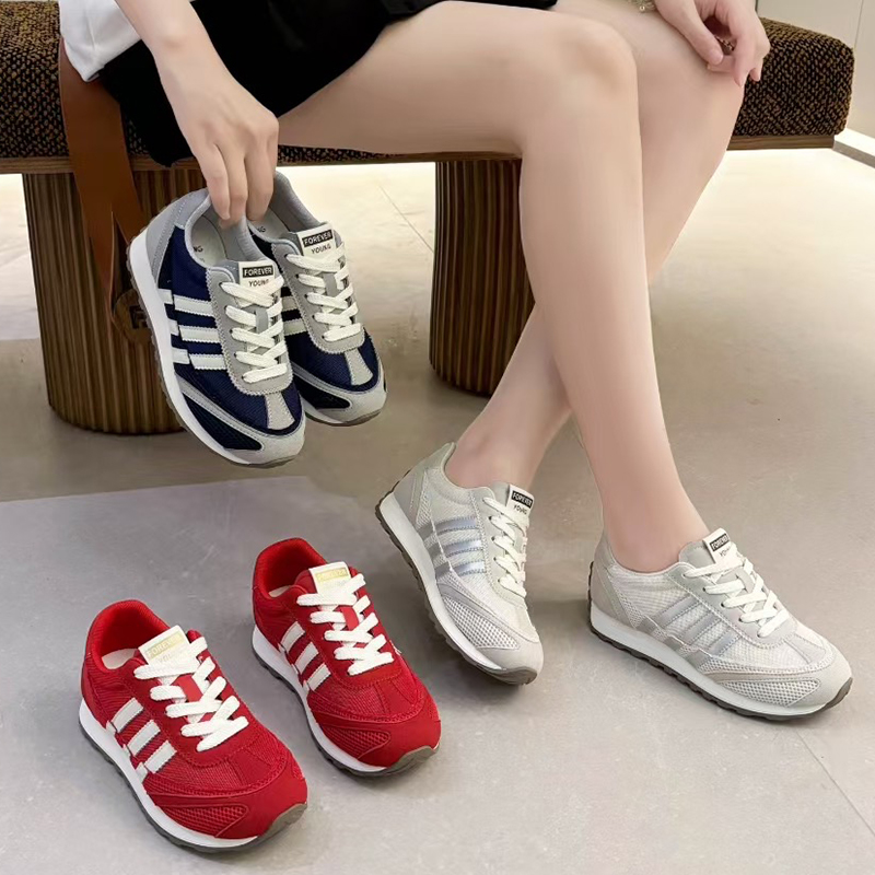 真皮德训鞋板鞋女款四季款新款百搭休闲板鞋单鞋女8916