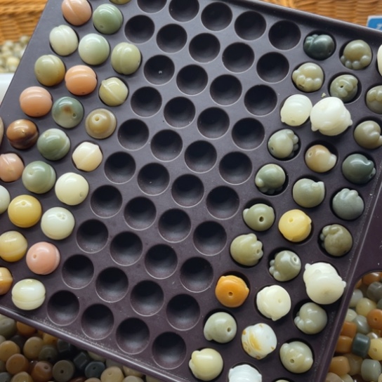 吊坠白玉菩提瑕疵双拼猫爪