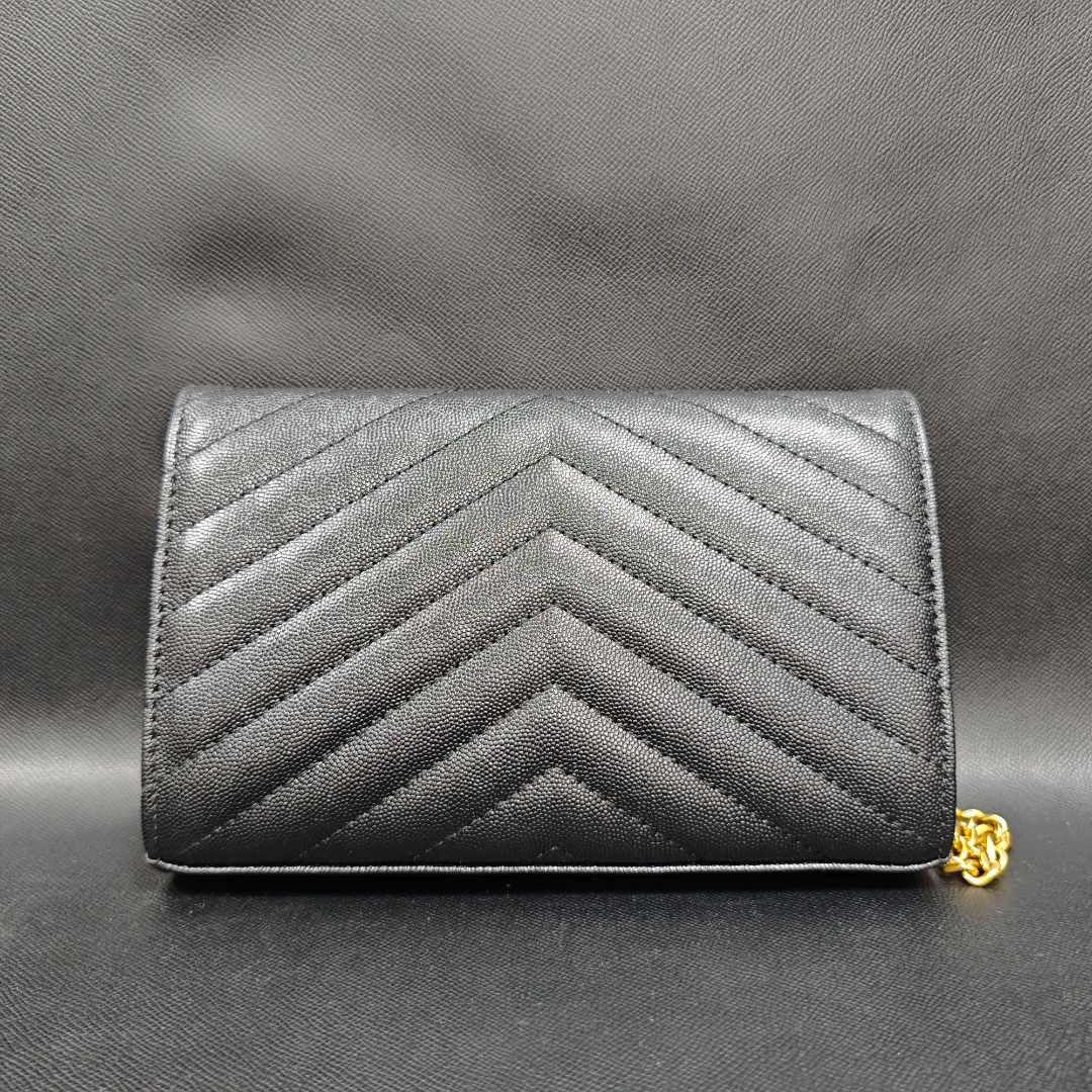 SMVP 高定奢品 时尚潮流真皮新款女包 0358 黑色鱼子酱信封