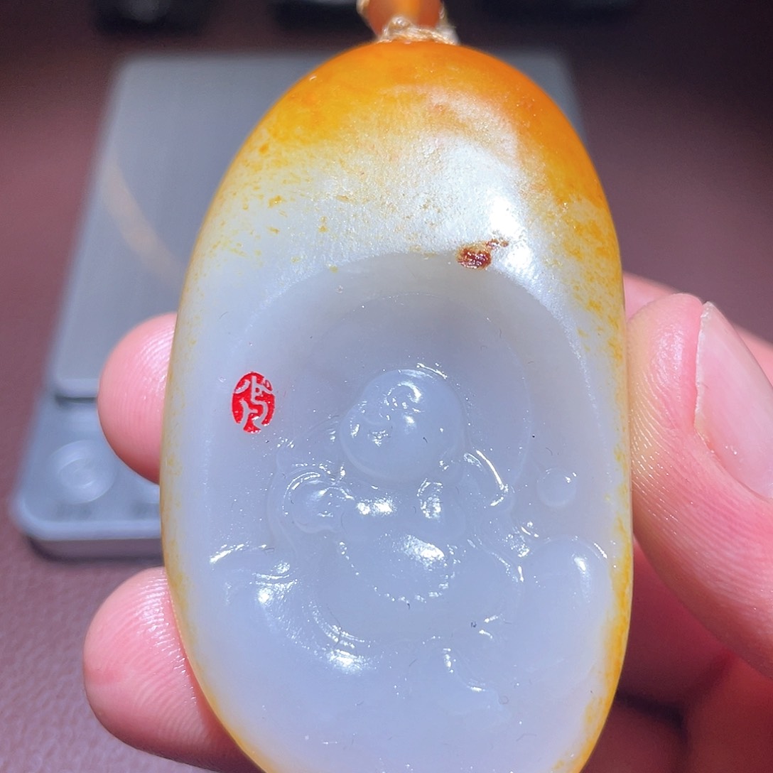 和田玉未镶嵌挂件D1