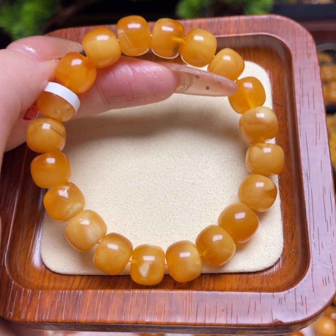 蜜蜡手链未镶嵌手串