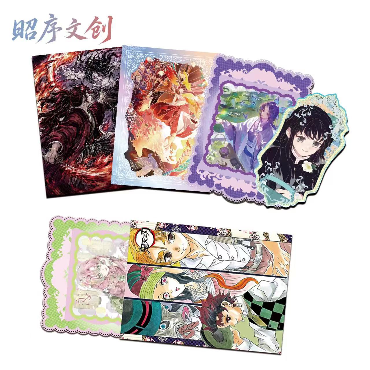 【拆卡】昭序文创×鬼灭之刃｜孤灯照夜庭 画布艺术典藏大卡