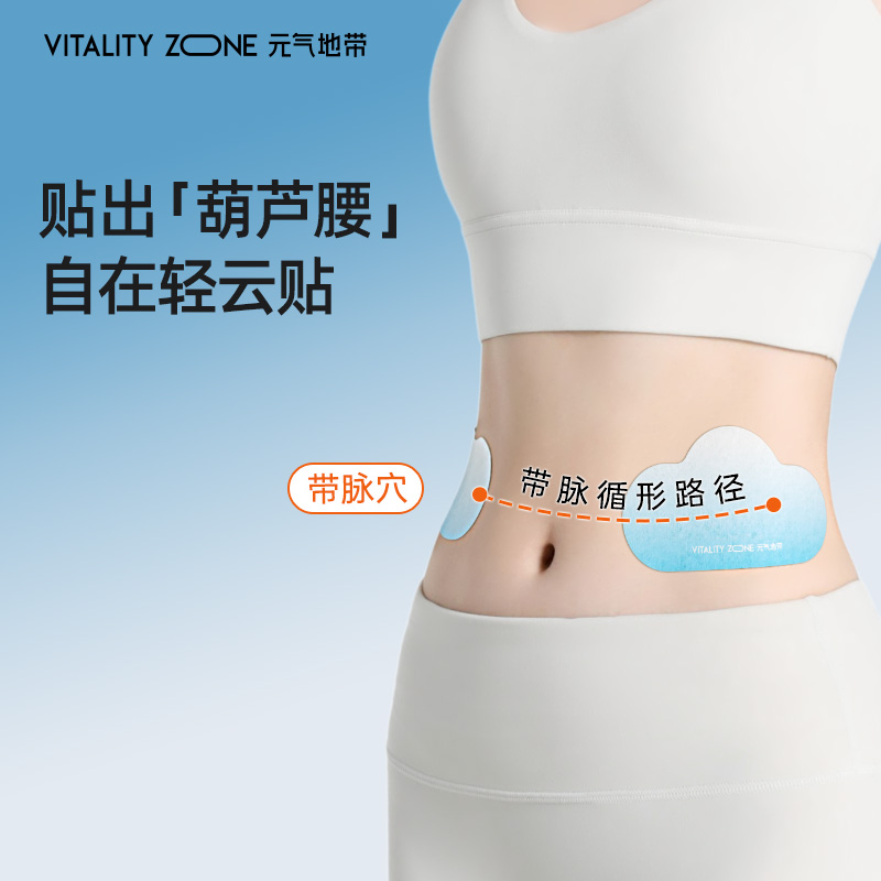 【蕲艾专属】元气地带艾草轻云贴草本热辣除圈红花艾草肚脐贴
