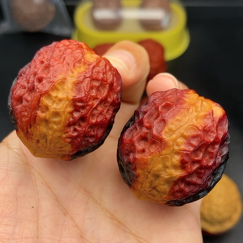 【闪购商品】把件文玩核桃39尺蛇皮元宝