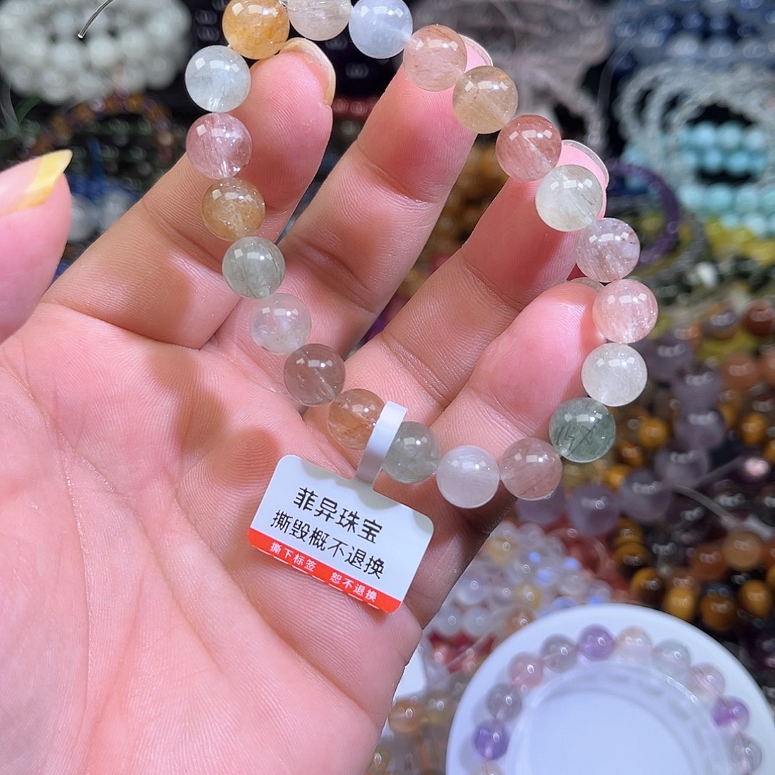 水晶手串未镶嵌天然水晶未镶嵌