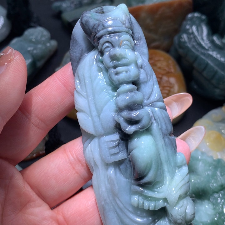 翡翠未镶嵌颈饰保真天然A货翡翠